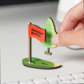 Personalised 'Best Dad By Par' Golf Desk Ornament